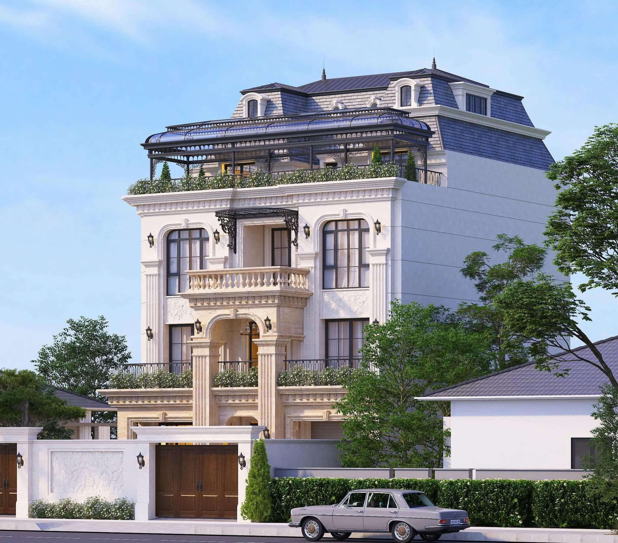 Dự án 4 - 1 - Thi công biệt thự tân cổ điển