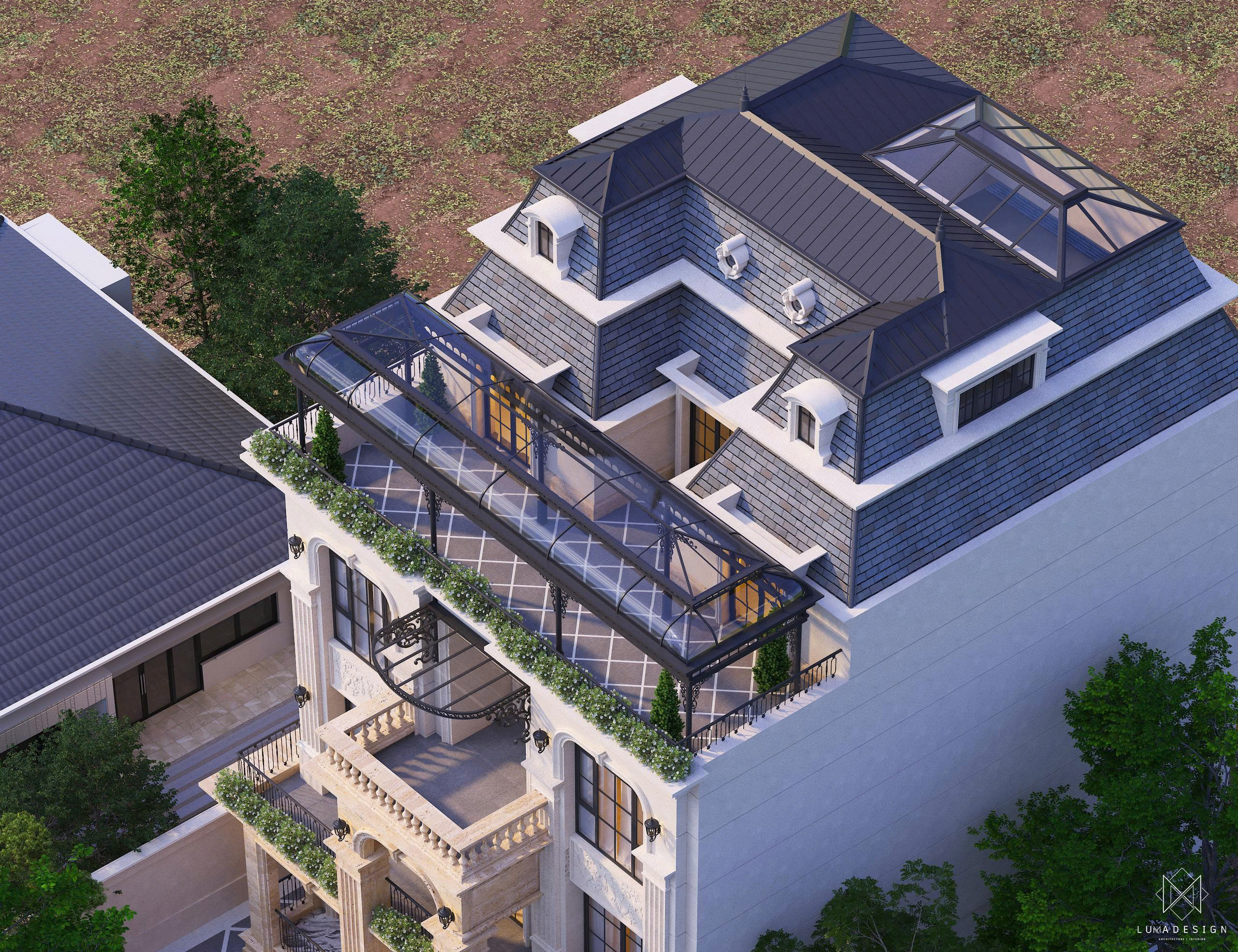 Dự án 4 - 3 - Thi công biệt thự tân cổ điển