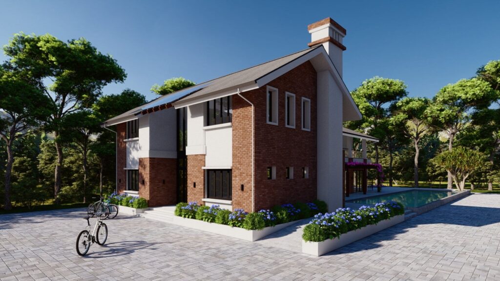 Dự án 10 - 2 - Thiết kế và giám sát Villa Sóc Sơn